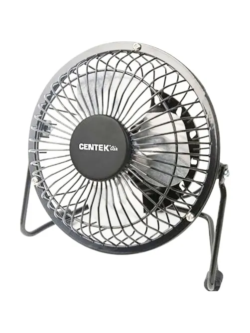 Вентилятор настольный Centek CT-5040 Black (черный) 2.5Вт,USB,14см,металл