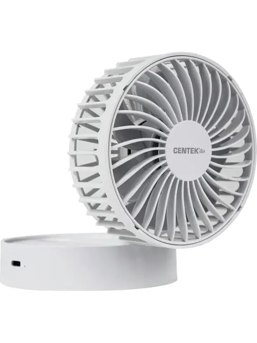 Вентилятор Centek CT-5044,настольный,Аккумулятор 1800мАч/ 4Вт/ 3скор