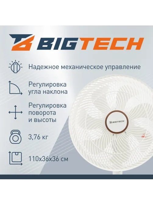 Вентилятор напольный BigTech WBF001