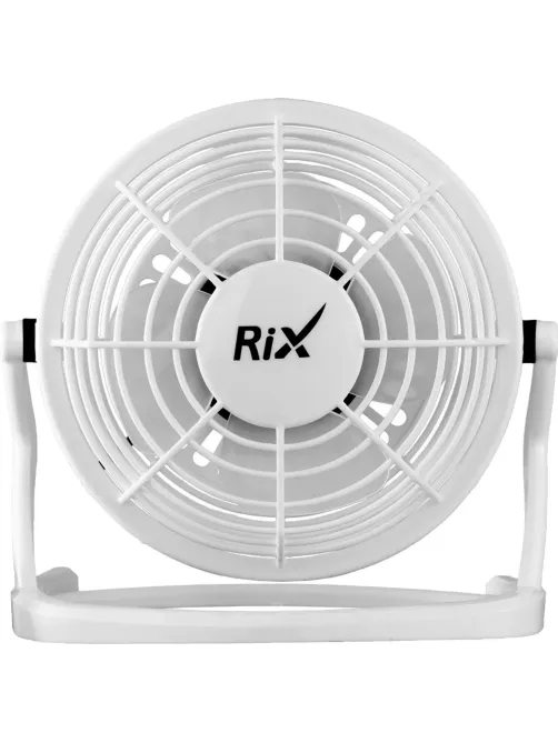 Вентилятор Rix RDF-1500USB, бытовой настольный (RDF-1500USB (белый))
