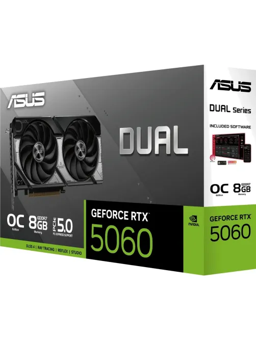Видеокарта ASUS DUAL-RTX5060-O8G 8Gb DPx3