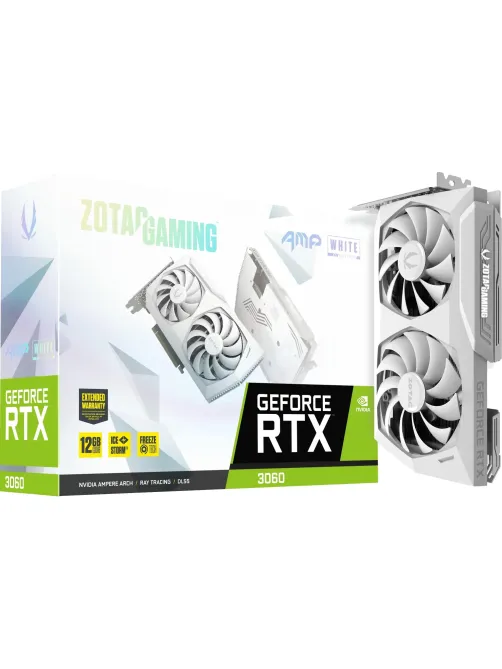 Видеокарта Zotac AMP White Edition 12Gb RTX3060 (ZT-A30600F-10P) Т