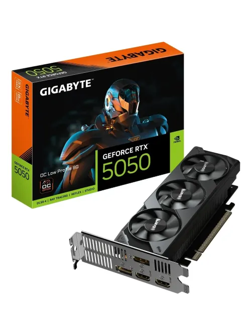 Видеокарта Gigabyte RTX5050 OC Low Profile 8GB, 2xDP 2xHDMI(GV-N5050OC-8GL)