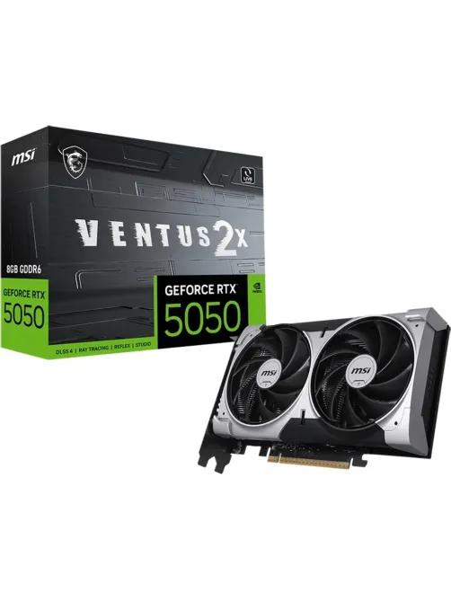 Видеокарта MSI RTX 5050 VENTUS 2X 8GB GDDR6 128bit 3xDP HDMI 2FAN