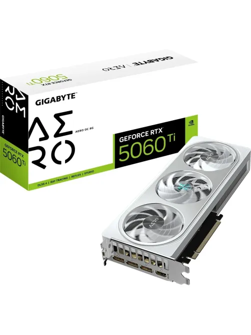 Видеокарта Gigabyte RTX 5060TI 8Gb,HDMIx1 DPx3(GV-N506TAERO OC-8GD)