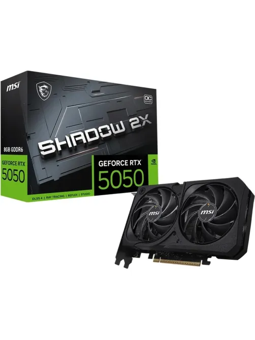 Видеокарта MSI RTX 5050 SHADOW 2X OC 8GB GDDR6 128bit 3xDP HDMI 2FAN