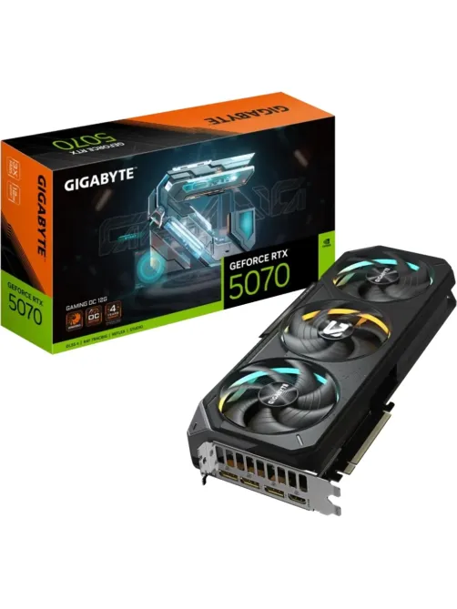 Видеокарта GIGABYTE RTX5070 12GB (GV-N5070GAMING OC-12GD)