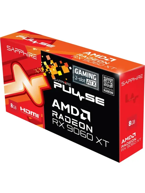 Видеокарта Sapphire RX9060XT PULSE 8GB GDDR6 128bit DP 2xHDMI(11350-05-20G)