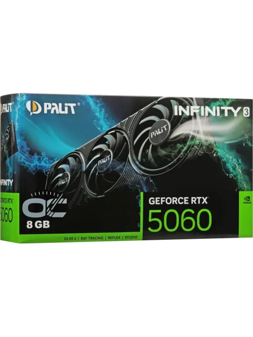 Видеокарта PALIT RTX5060 INFINITY 3 OC 8GB GDDR7 DPx3(NE75060T19P1-GB2063S)