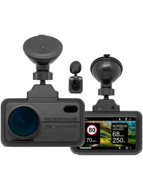 Автомобильный видеорегистратор TRENDVISION TDR-721S EVO PRO 2К, GPS/Глонасс