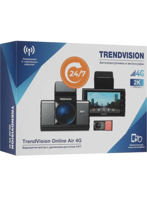Автомобильный видеорегистратор TrendVision TVOA4G Online Air 4G