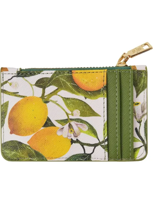 Картхолдер на молнии  flora.paradise.lemons, 11.5 x 0,7 x 7,5 см 14-096/06