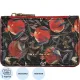 Картхолдер на молнии  flora.гранат, 11.5 x 0,7 x 7,5 см 14-096/03
