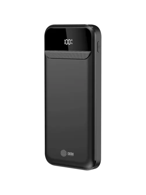 Внешний аккумулятор Cactus CS-PBFSCA-10000 10000mAh 4.5A 2xUSB-A/USB-C черн