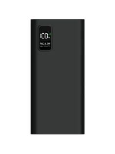 Внешний аккумулятор PERO PB07 30000 mAh,Li-Pol,output USB-C + 4USB-A,черный
