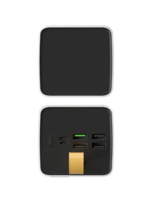 Внешний аккумулятор PERO PB09 50000 mAh,Li-Pol,output USB-C + 4USB-A,белый