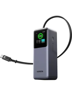 Внешний аккумулятор UGREEN PB726(95670B)165W 20000mAh USB-C&A +каб/сер.косм