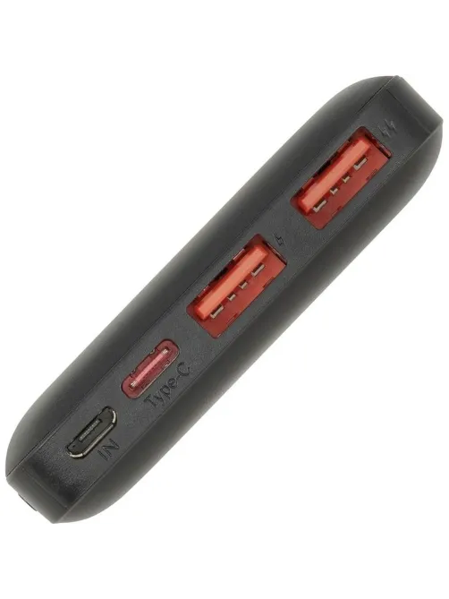 Внешний аккумулятор RIVACASE VA2101 (10000 мАч) Rapid QC/PD 22.5W, черный