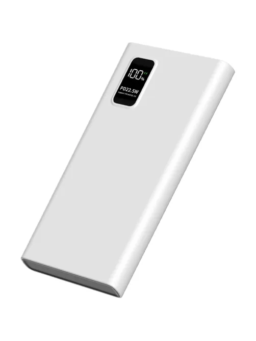 Внешний аккумулятор PERO PB05 10000 mAh,Li-Pol,output USB-C + 2USB-A,белый