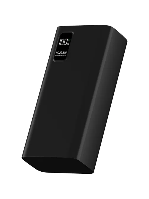 Внешний аккумулятор PERO PB07 30000 mAh,Li-Pol,output USB-C + 4USB-A,черный