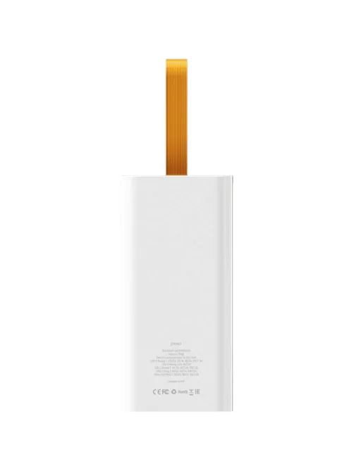 Внешний аккумулятор PERO PB09 50000 mAh,Li-Pol,output USB-C + 4USB-A,белый