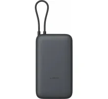 Внешний аккумулятор с встр.каб. Xiaomi BHR9740GL 20000mAh GL Dark Gray