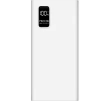 Внешний аккумулятор PERO PB05 10000 mAh,Li-Pol,output USB-C + 2USB-A,белый