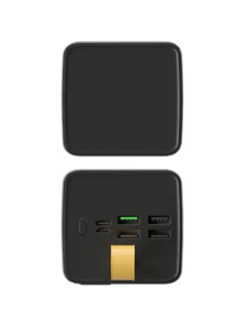 Внешний аккумулятор PERO PB09 50000 mAh,Li-Pol,output USB-C + 4USB-A,черный