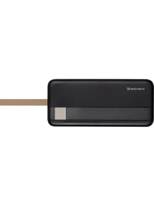 Внешний аккумулятор BigTech (BT-PB-30-BL-8) 30000 mAh черный