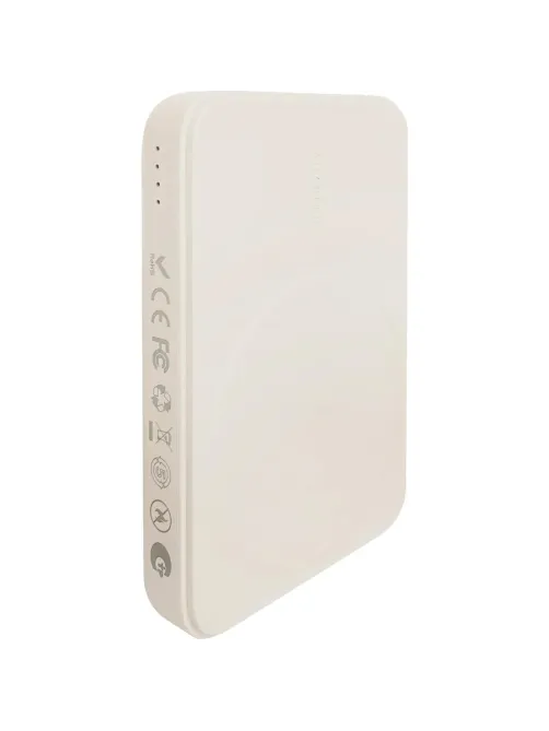 Внешний аккумулятор SOLOVE (Mi) W12 5000mAh MagSafe 20W QC+PD 3A, бежевый