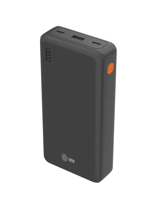 Внешний аккумулятор Cactus CS-PBFSDA-20000 20000mAh 4.5A USB-A/2xUSB-C черн
