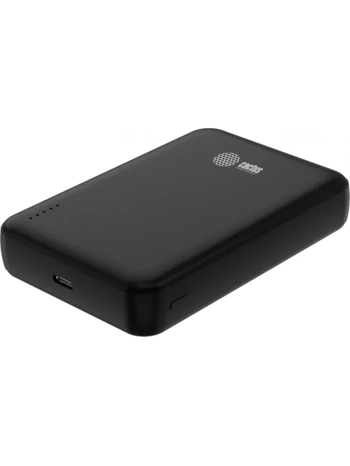 Внешний аккумулятор Cactus CS-PBFSUA-10000 22.5W 4.5A USB-C беспр.зар.черн