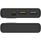 Внешний аккумулятор PERO PB05 10000 mAh,Li-Pol,output USB-C + 2USB-A,черный