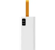 Внешний аккумулятор PERO PB09 50000 mAh,Li-Pol,output USB-C + 4USB-A,белый