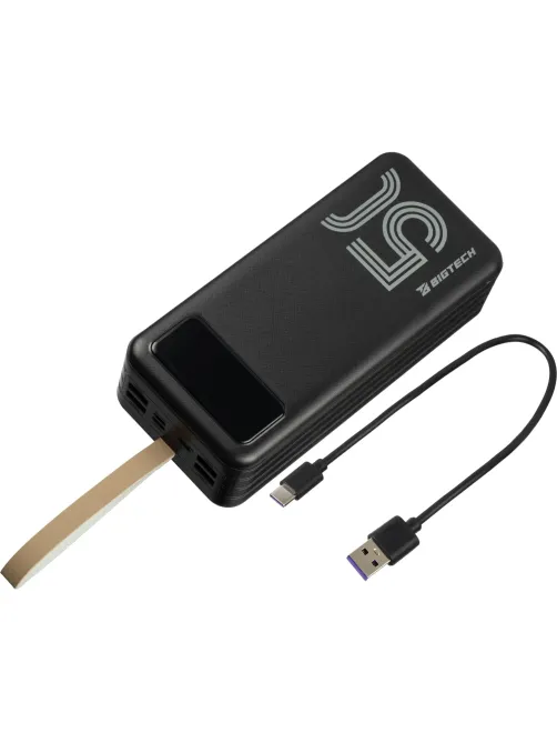 Внешний аккумулятор BigTech (BT-PB-50-BL-11) 50000 mAh черный