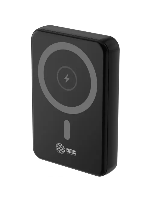 Внешний аккумулятор Cactus CS-PBFSUA-10000 22.5W 4.5A USB-C беспр.зар.черн
