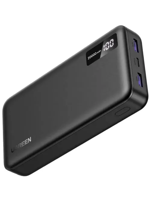 Внешний аккумулятор UGREEN PB312(25683)20000mAh 2-Way 2xUSB-A&USB-C 20W сер