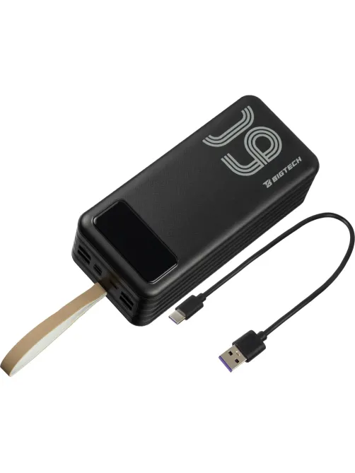 Внешний аккумулятор BigTech (BT-PB-60-BL-12) 60000 mAh черный