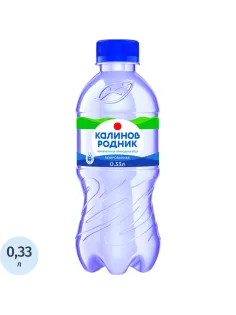 Вода минеральная Калинов Родник природ стол пит газ ПЭТ 0,33л