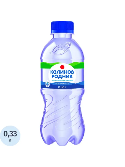 Вода минеральная Калинов Родник природ стол пит газ ПЭТ 0,33л