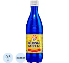 Вода минеральная Bilinska Kyselka лечеб-стол питьевая газ ПЭТ 0,5л