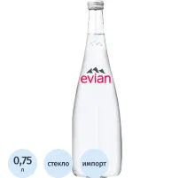 Вода минеральная Evian негаз стекло 0,75л