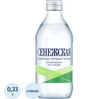 Вода минеральная Сенежская негаз стекло 0,33л