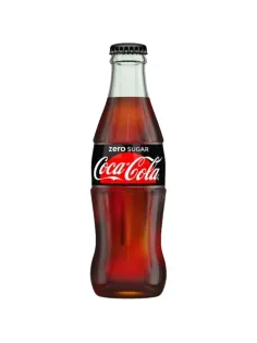 Напиток Coca-Cola Zero Zuccheri, газ стекло 0,2л