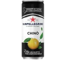Напиток SanPellegrino Chino с экстрактом померанца, газ ж/б 0,33л