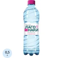 Вода питьевая Родники Лаго-Наки природная газ ПЭТ 0,5л