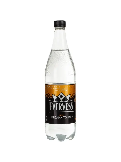 Напиток Evervess Tonic club Индиан Тоник, газ ПЭТ 1л