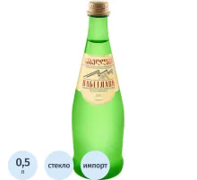 Вода минеральная Набеглави питьевая лечеб-стол газ стекло 0,5л