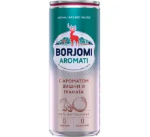 Напиток Боржоми Flavored Water Вишня-Гранат без сахара, газ ж/б, 0,33л