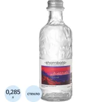 Вода минеральная Шамбала Горная природная негаз стекло 0,285л